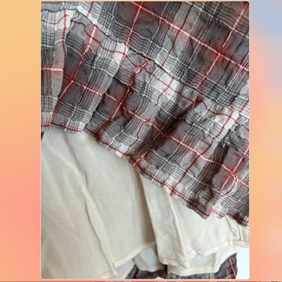 NWT Anthropologie Maeve Plaid Babydoll Dress. Size L - Picture 4 of 4